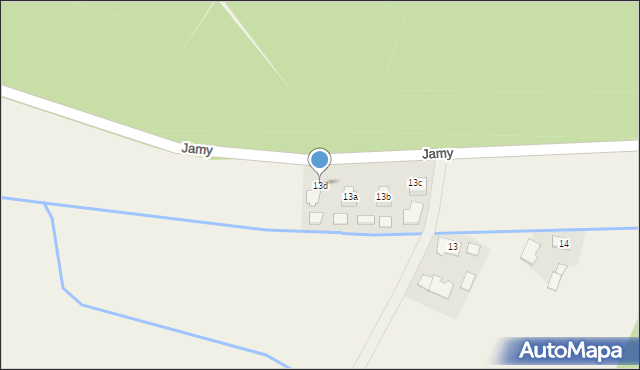 Jamy, Jamy, 13d, mapa Jamy