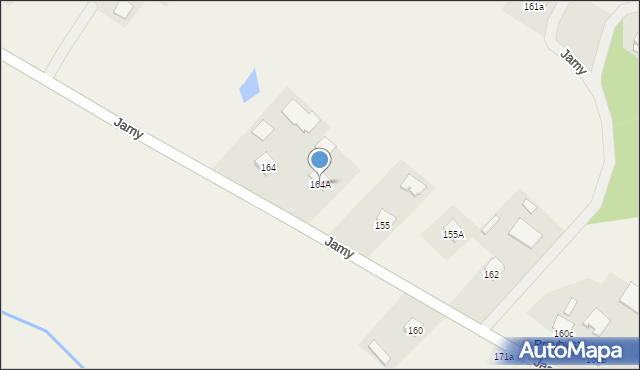 Jamy, Jamy, 164A, mapa Jamy