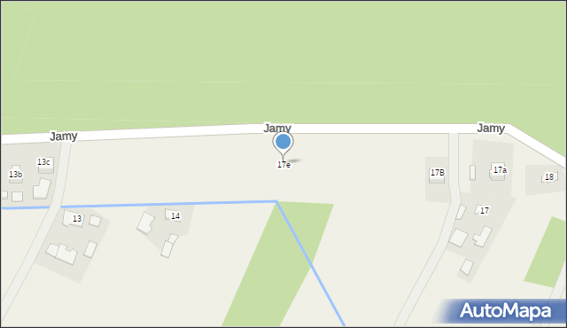 Jamy, Jamy, 17e, mapa Jamy