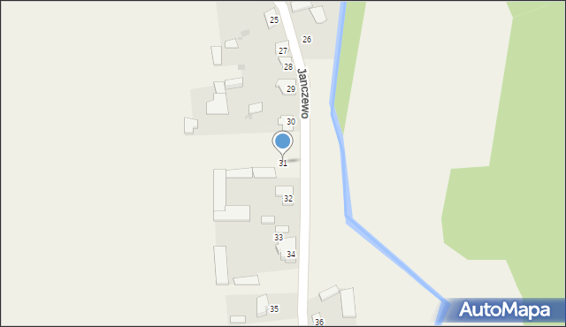 Janczewo, Janczewo, 31, mapa Janczewo