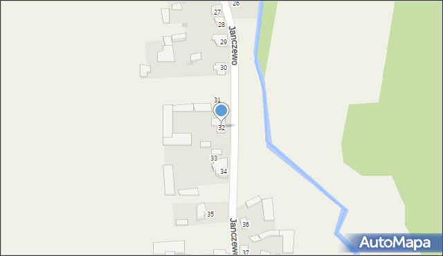Janczewo, Janczewo, 32, mapa Janczewo