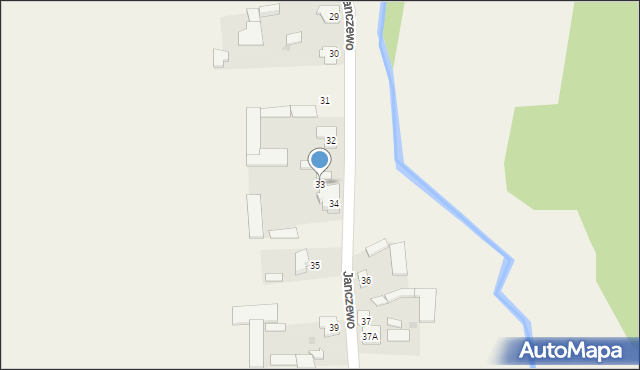 Janczewo, Janczewo, 33, mapa Janczewo