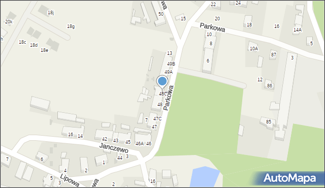 Janczewo, Janczewo, 48C, mapa Janczewo