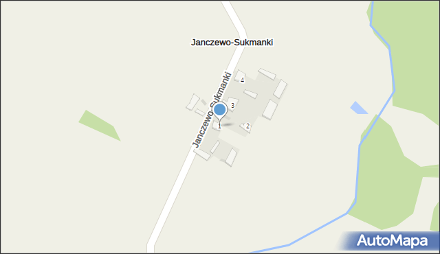 Janczewo-Sukmanki, Janczewo-Sukmanki, 1, mapa Janczewo-Sukmanki