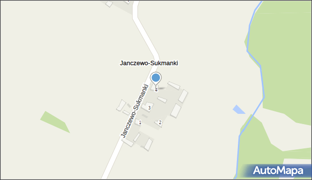 Janczewo-Sukmanki, Janczewo-Sukmanki, 4, mapa Janczewo-Sukmanki