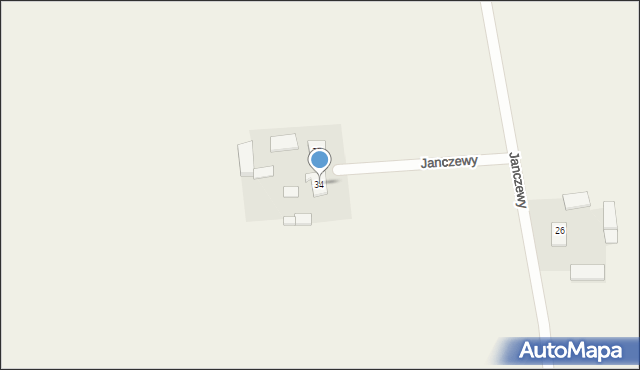 Janczewy, Janczewy, 34, mapa Janczewy