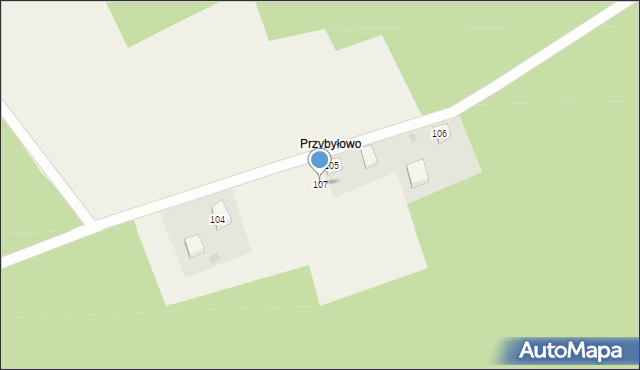 Janiewice, Janiewice, 107, mapa Janiewice