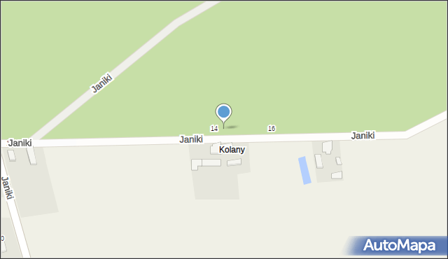 Janiki, Janiki, 15, mapa Janiki