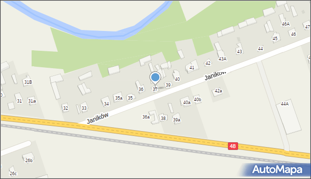 Janików, Janików, 37, mapa Janików