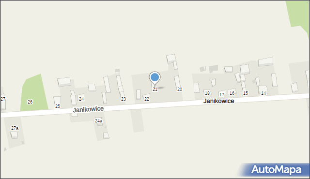 Janikowice, Janikowice, 21, mapa Janikowice