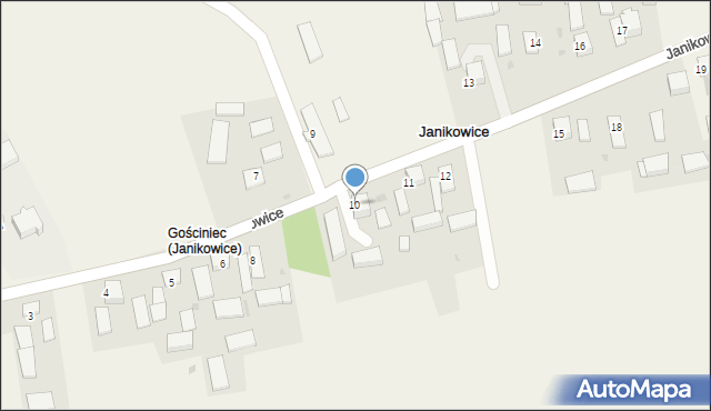 Janikowice, Janikowice, 10, mapa Janikowice