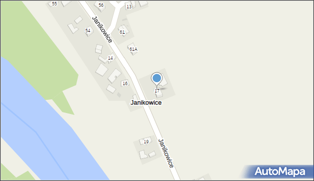 Janikowice, Janikowice, 17, mapa Janikowice