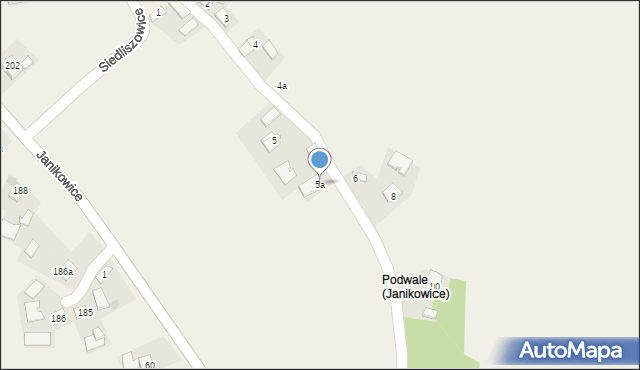 Janikowice, Janikowice, 5a, mapa Janikowice