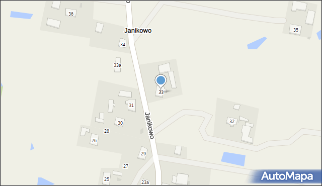 Janikowo, Janikowo, 33, mapa Janikowo