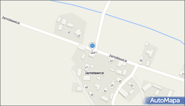 Janisławice, Janisławice, 44A, mapa Janisławice