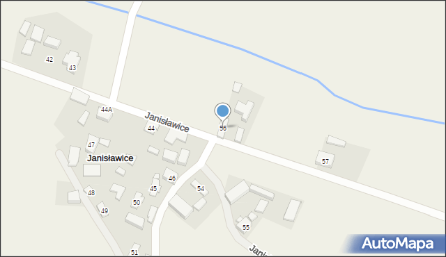 Janisławice, Janisławice, 56, mapa Janisławice
