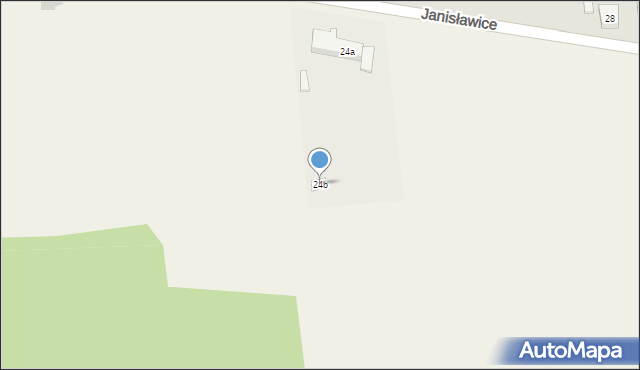 Janisławice, Janisławice, 24b, mapa Janisławice