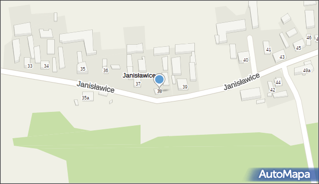 Janisławice, Janisławice, 38, mapa Janisławice