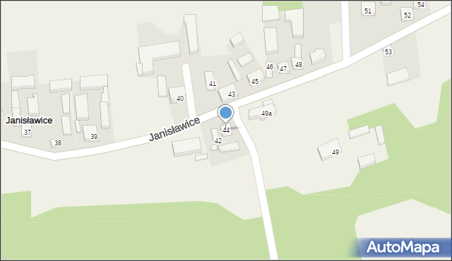Janisławice, Janisławice, 44, mapa Janisławice