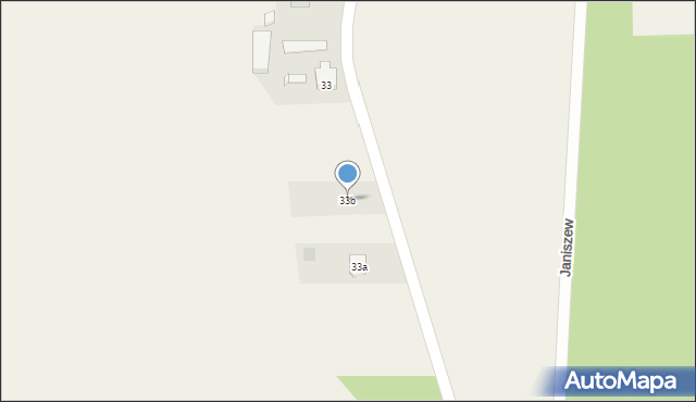 Janiszew, Janiszew, 33b, mapa Janiszew