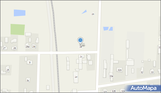 Janiszewice, Janiszewice, 1e, mapa Janiszewice