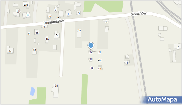 Janiszewice, Janiszewice, 4e, mapa Janiszewice