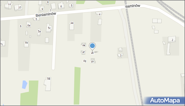 Janiszewice, Janiszewice, 4k, mapa Janiszewice