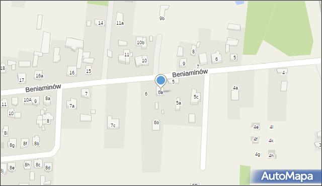 Janiszewice, Janiszewice, 6a, mapa Janiszewice