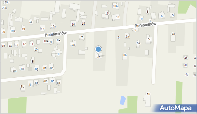 Janiszewice, Janiszewice, 7c, mapa Janiszewice