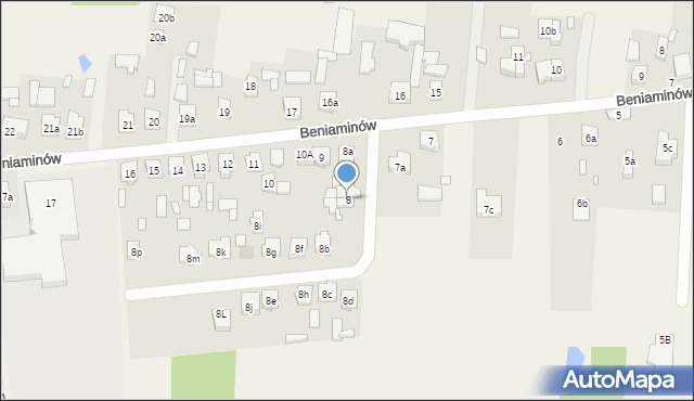 Janiszewice, Janiszewice, 8, mapa Janiszewice