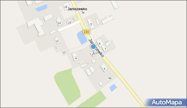 Janiszewko, Janiszewko, 10, mapa Janiszewko