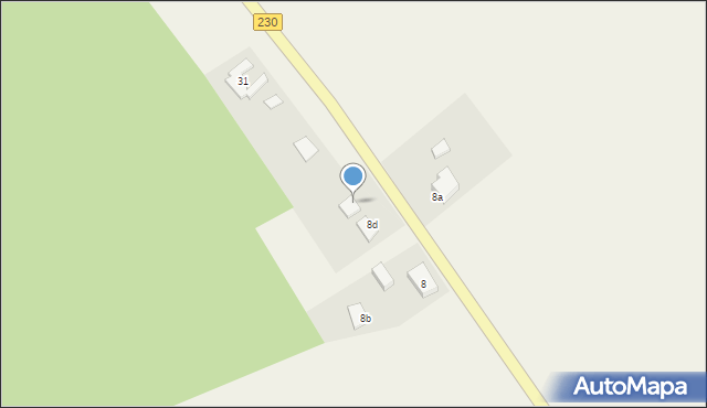 Janiszewko, Janiszewko, 8e, mapa Janiszewko