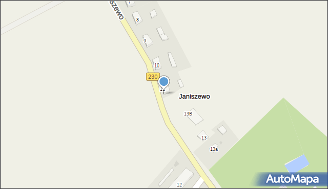 Janiszewo, Janiszewo, 11A, mapa Janiszewo