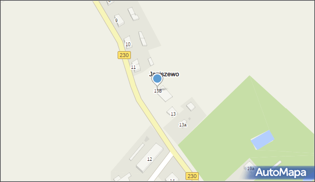 Janiszewo, Janiszewo, 13B, mapa Janiszewo