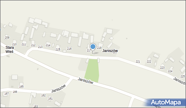 Janiszów, Janiszów, 218, mapa Janiszów