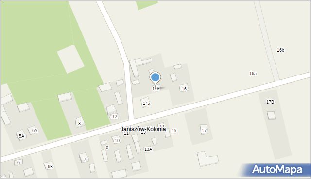 Janiszów, Janiszów, 14b, mapa Janiszów