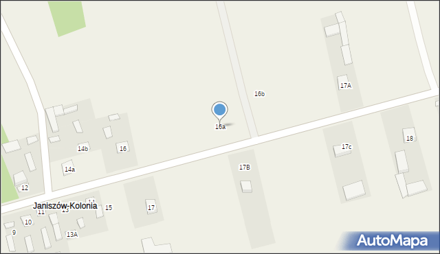 Janiszów, Janiszów, 16a, mapa Janiszów