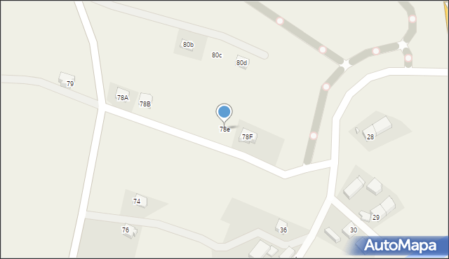 Janiszów, Janiszów, 78e, mapa Janiszów