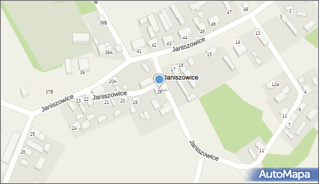 Janiszowice, Janiszowice, 18, mapa Janiszowice