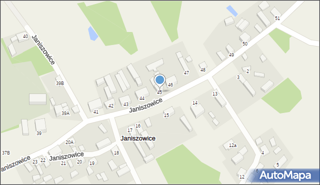Janiszowice, Janiszowice, 45, mapa Janiszowice