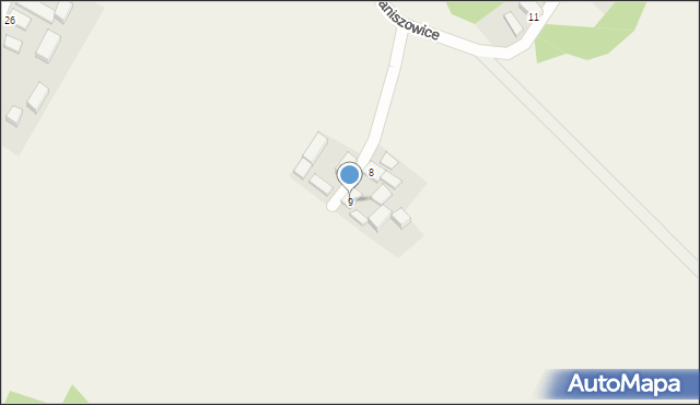 Janiszowice, Janiszowice, 9, mapa Janiszowice