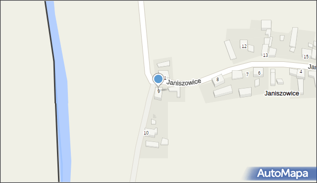 Janiszowice, Janiszowice, 9, mapa Janiszowice