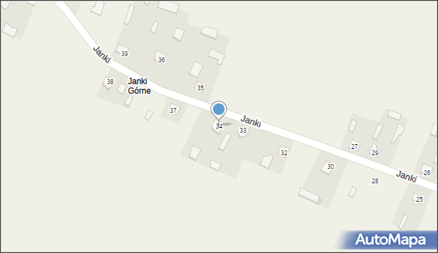 Janki, Janki, 34, mapa Janki