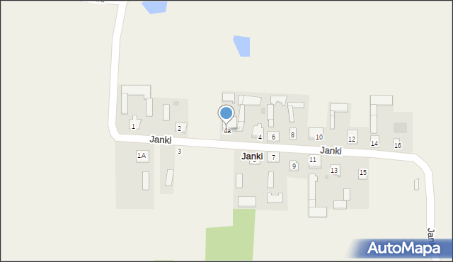 Janki, Janki, 4a, mapa Janki