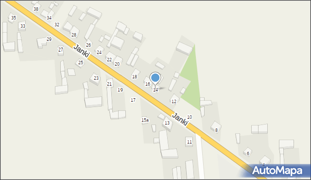 Janki, Janki, 14, mapa Janki