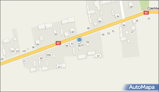 Janki, Janki, 61, mapa Janki