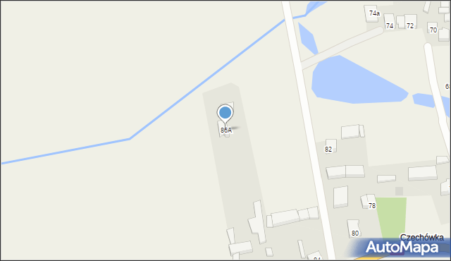 Janki, Janki, 86A, mapa Janki