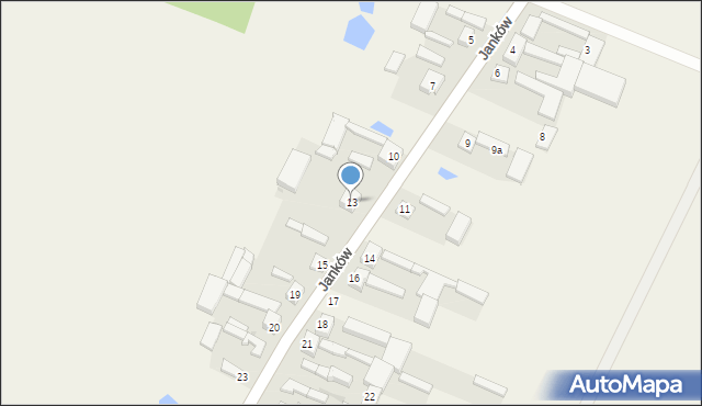 Janków, Janków, 13, mapa Janków