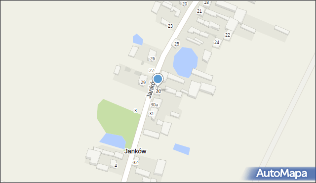 Janków, Janków, 30, mapa Janków