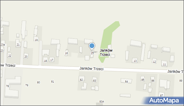 Janków Pierwszy, Janków Pierwszy, 15, mapa Janków Pierwszy